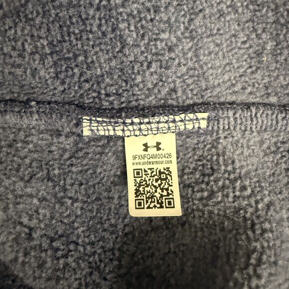 Under Armour Women's Medium Blue Gradient Half Zip Pullover Sweater - Picture 5 of 6